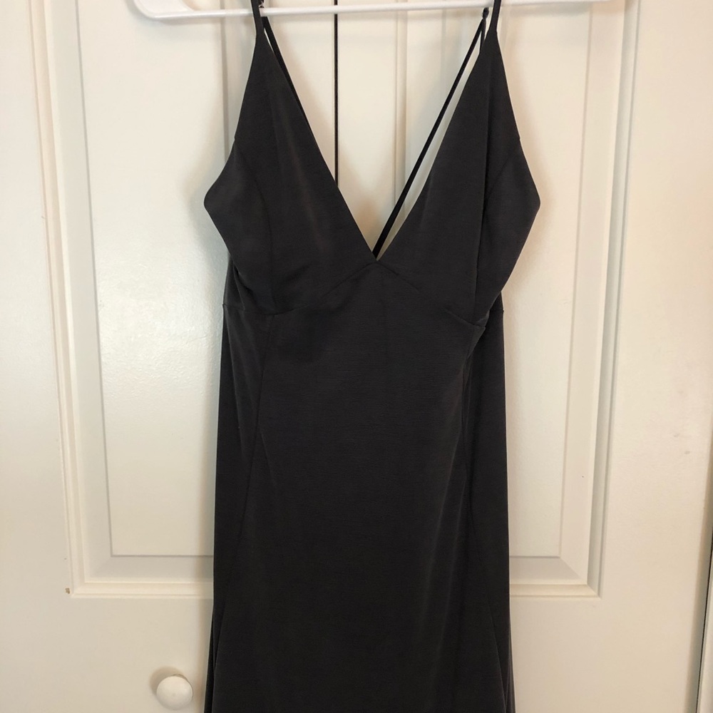 Lush Gray dress Medium spaghetti strap